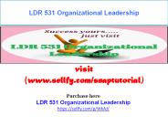 LDR 531 Organizational Leadership