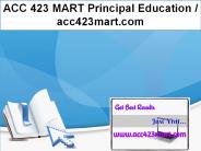 ACC 423 MART Principal Education / acc423mart.com