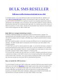 Bulk sms reseller like bulk sms dealers PowerPoint PPT Presentation