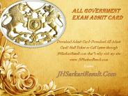 All government exam admit card