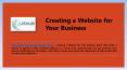 Creating a Website for Your Business PowerPoint PPT Presentation