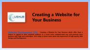 Creating a Website for Your Business