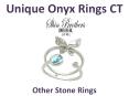 Unique Onyx Rings CT PowerPoint PPT Presentation