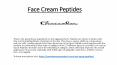 Face Cream Peptides PowerPoint PPT Presentation