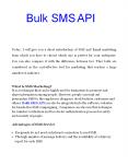 Best Bulk SMS API for Email & SMS Marketing PowerPoint PPT Presentation