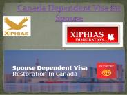 Canada Dependent Visa for Spouse