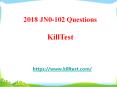 [June 2018]Juniper JN0-102 Study Guide Killtest PowerPoint PPT Presentation