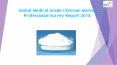 Global Medical Grade Chitosan Market Professional Survey Report 2018 PowerPoint PPT Presentation