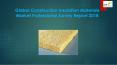 Global Construction Insulation Materials Market Professional Survey Report 2018 PowerPoint PPT Presentation