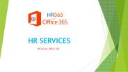 Office 365 HR services