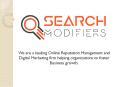 Search Modifiers : SEO & ORM company PowerPoint PPT Presentation