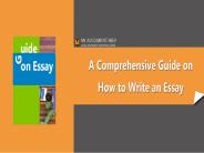 how to write an essay