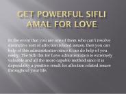 Get Powerful Sifli Amal For Love