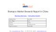 Shampoo Market Research Report in China | Aarkstore PowerPoint PPT Presentation