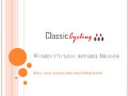 Women Cycling Apparel Brands