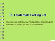 Port Fort Lauderdale Parking