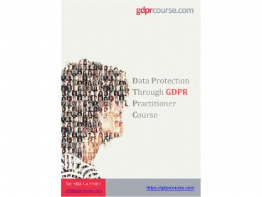 Data protection through GDPR practitioner course