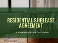 Residential Sublease Agreement PowerPoint PPT Presentation