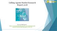 Gelling agents market research report 2018