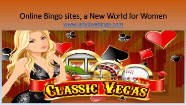 Online Bingo sites, a New World for Women