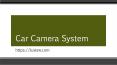 Car Camera System PowerPoint PPT Presentation