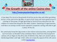 The Growth of the online Casino sites PowerPoint PPT Presentation