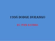 1998 Dodge Durango