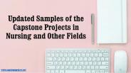 Updated Samples of the Capstone Projects in Nursing PowerPoint PPT Presentation