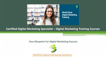 Online Digital Marketing Courses - SKARTEC Digital Marketing Academy