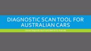 Diagnostic Scan Tool For Australian Cars