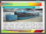 PET bottle blowing machine