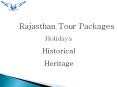 Check Out Exclusive Rajasthan Tour Packages from ShubhTTC PowerPoint PPT Presentation