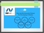 Why Asp.Net Generally Utilized For Developing A Website
