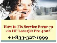 How to Fix Service Error 79 on HP Laserjet Pro 400?