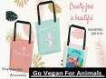 Go Vegan: Shop Vegan Tote Bags Online - HappinessAnimals