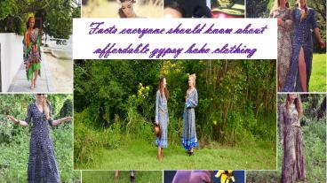 affordable gypsy boho clothing