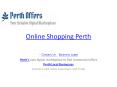 Online Shopping Perth