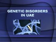Genetic Disorders In UAE