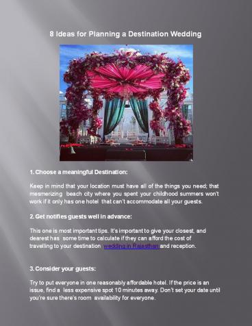 Wedding Planner in Rajasthan