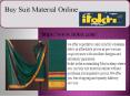 Buy suit material online