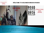 Indian motorcycle spares