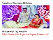 Astrologer Marriage Solution