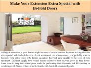 Make Your Extension Extra Special with Bi-Fold Doors