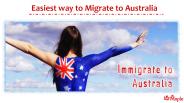 Easiest way to Migrate to Australia