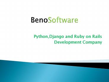 Reasons to Hire Flask Developers from BenoSoftware.