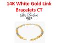 14K White Gold Link Bracelets CT PowerPoint PPT Presentation