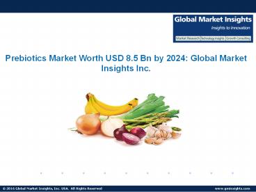 Prebiotics industry analysis research and trends report 2024
