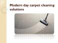 Modern day carpet cleaning solutions PowerPoint PPT Presentation