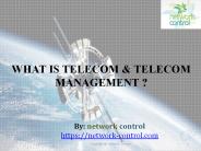 What is Telecom Management