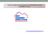 6 MOST OVERLOOKED REASONS TO WATERPROOF YOUR BASEMENT & WHY